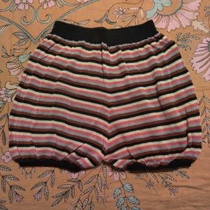 Sansha striped sweater shorts